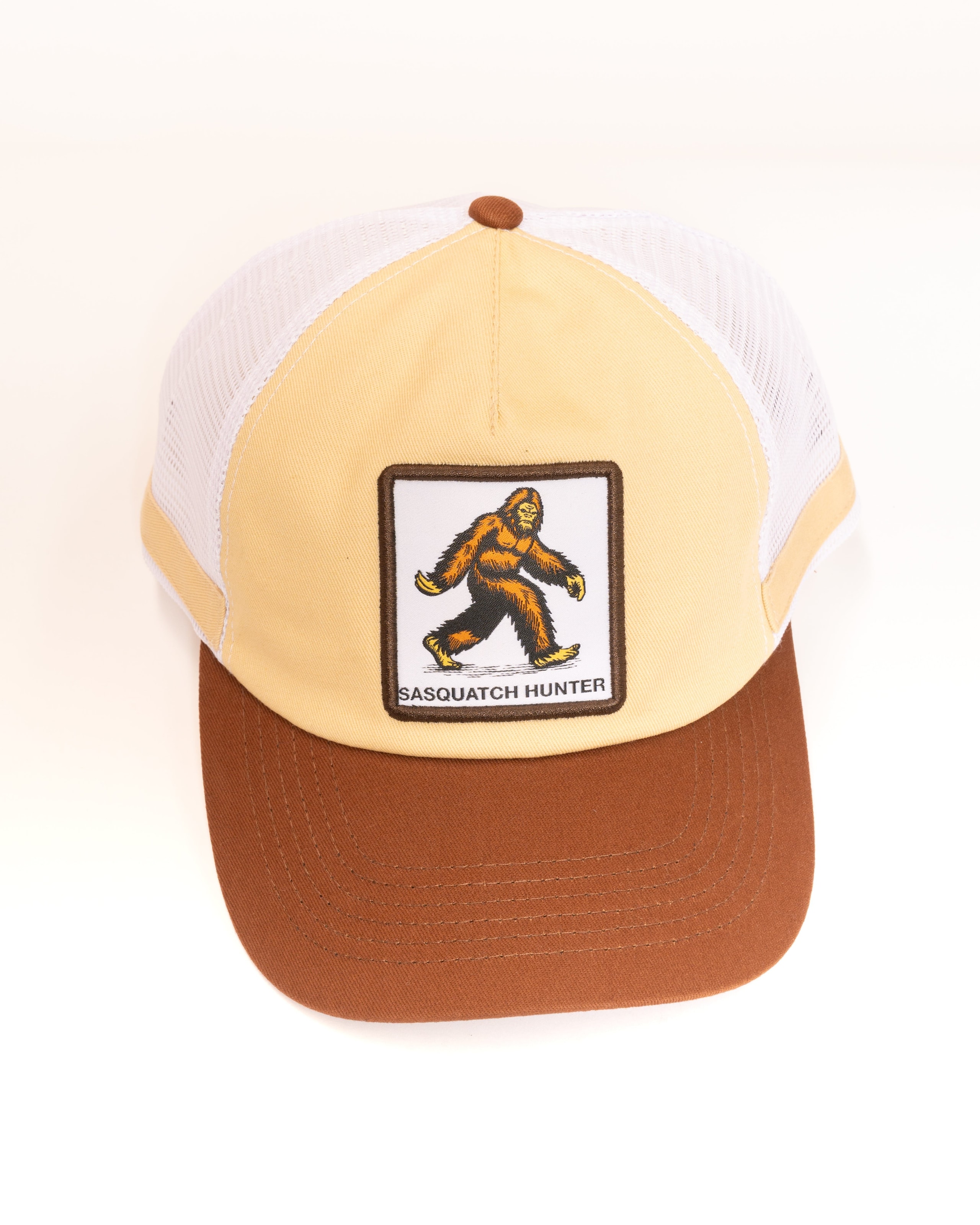 Sasquatch Hunter Premium Trucker Hat - Breathable Mesh, Adjustable Snapback