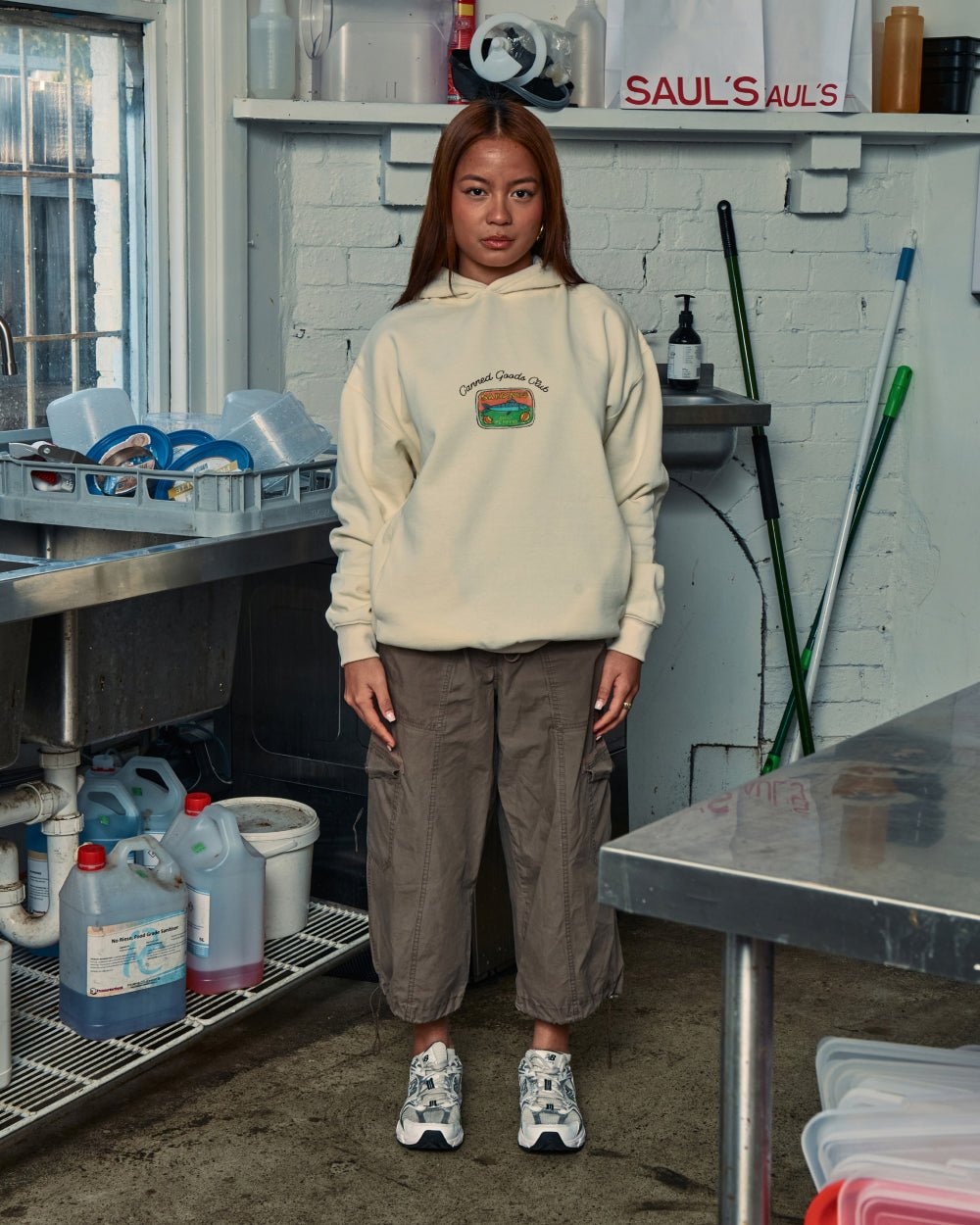 Canned Goods Hoodie - Premium Unisex Graphic Hoodie 340 GSM Cotton Blend
