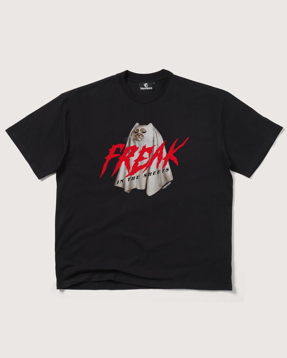 Freak in the Sheets Oversized Graphic Tee Unisex 90s Boxy Fit 100% Combed Cotton