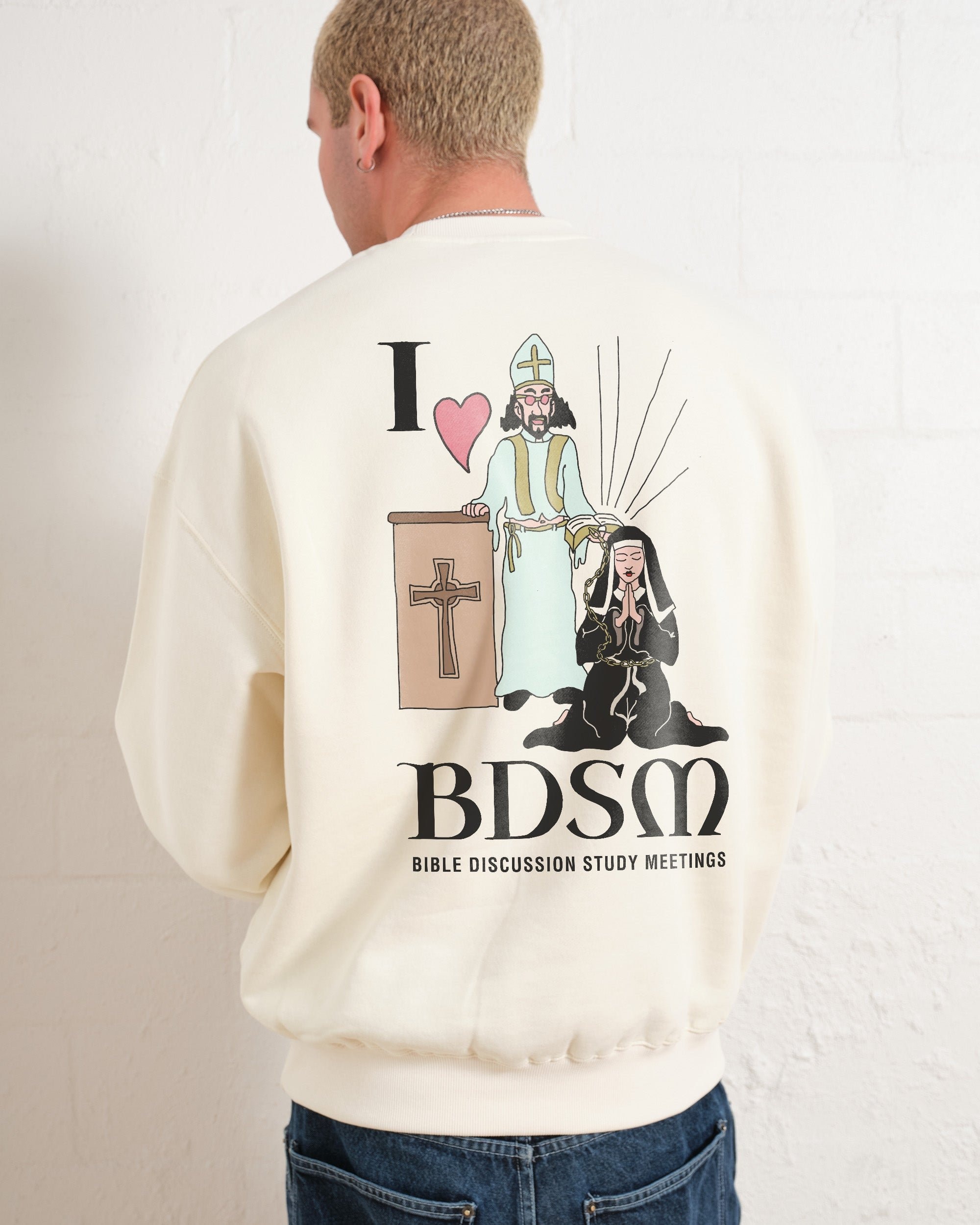 I Love BDSM Sweatshirt - Premium Unisex Graphic Sweatshirt