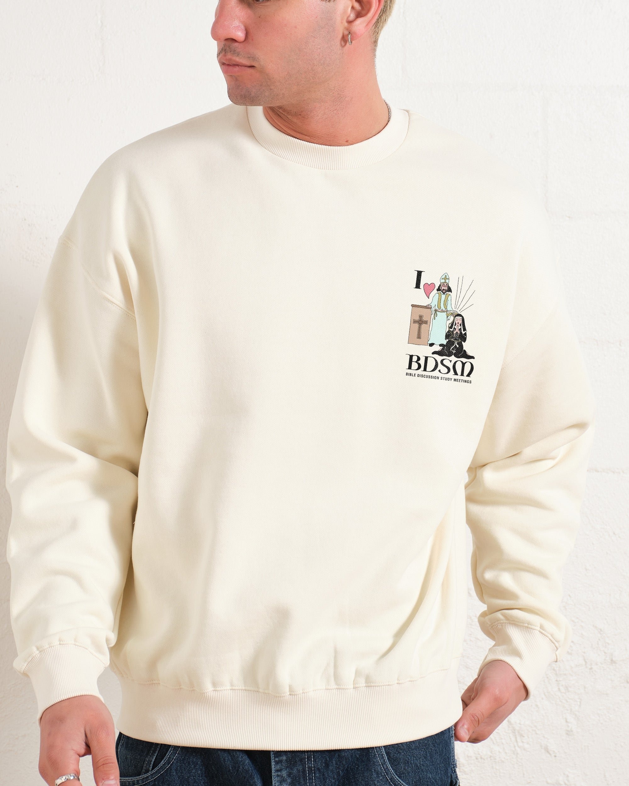 I Love BDSM Sweatshirt - Premium Unisex Graphic Sweatshirt