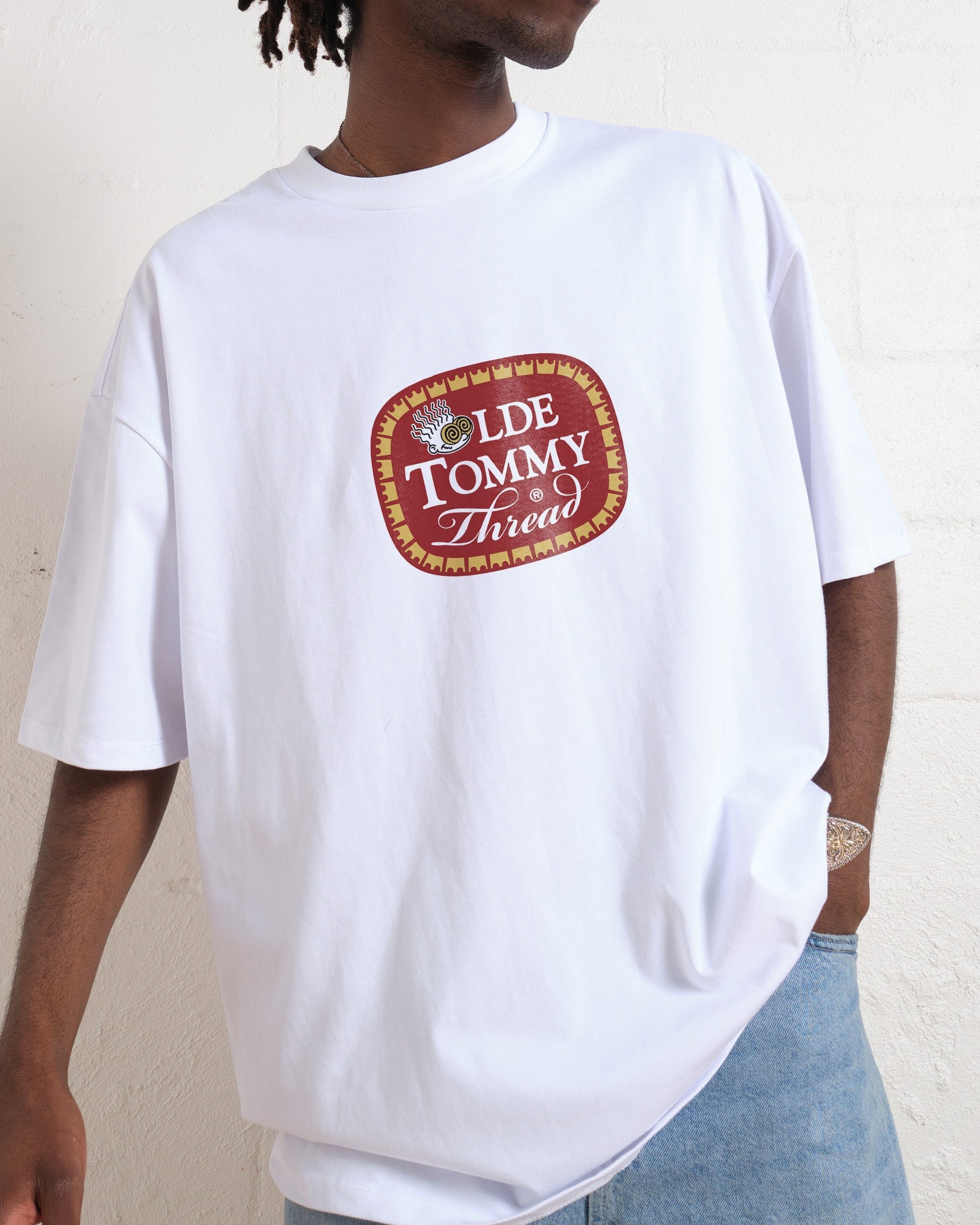 Olde Tommy Oversized Graphic Tee - Premium 100% Combed Cotton Unisex T-Shirt
