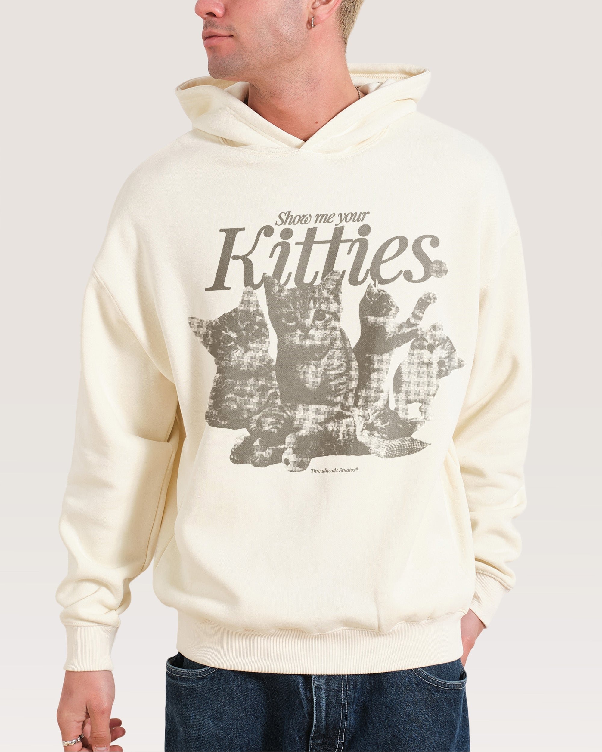 Show Me Your Kitties Hoodie - Premium Unisex Graphic Hoodie